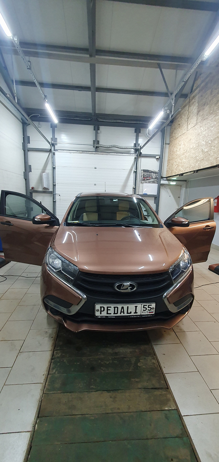 Установка тросовых педалей на LADA XRAY М2 (механика, 2шт.)