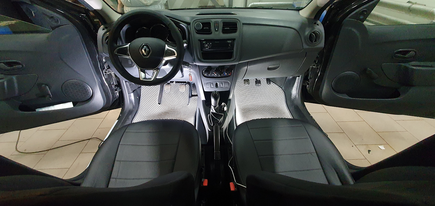Установка тяговых педалей на Renault Sandero 2020 г. (механика, 3шт.)